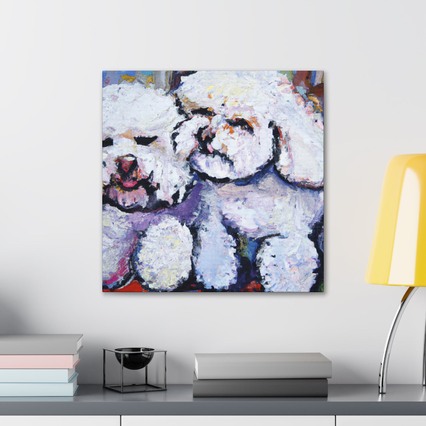 Bichon Frise Impressionism - Canvas