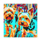 "Yorkshire Terrier Delight" - Canvas