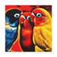 Loving Birds Together - Canvas