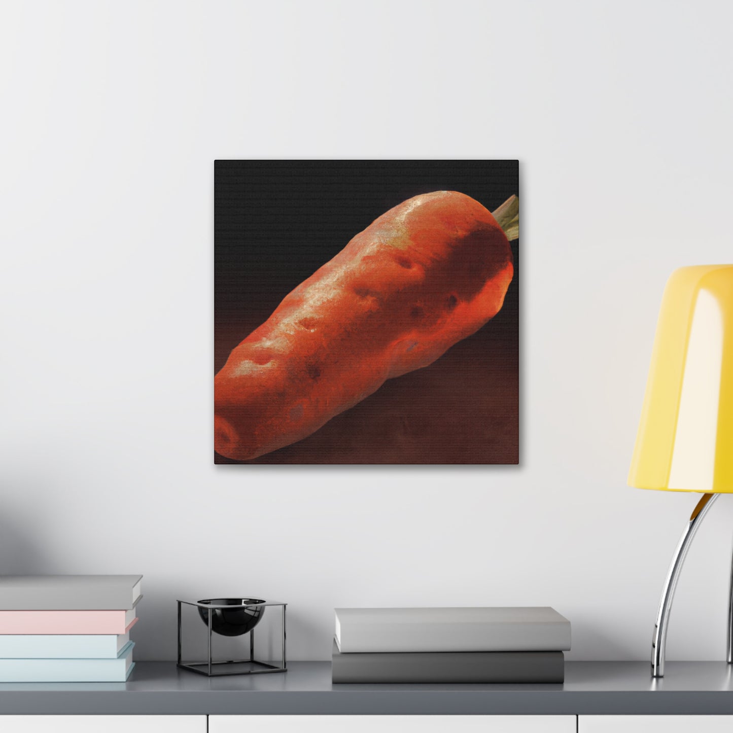 "Carrot in Hyperrealism" - Canvas