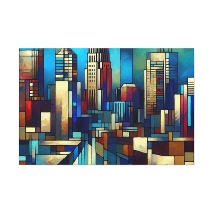 "Vibrant Raleigh Serenade" - Canvas