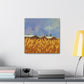 "Wheat Field Idyllic Dream" - Canvas