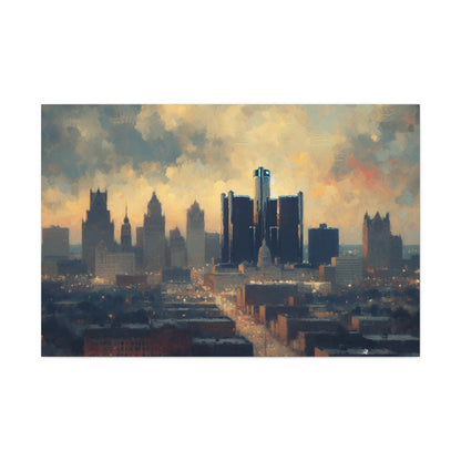 "Jewel of Renaissance: Detroit" - Canvas