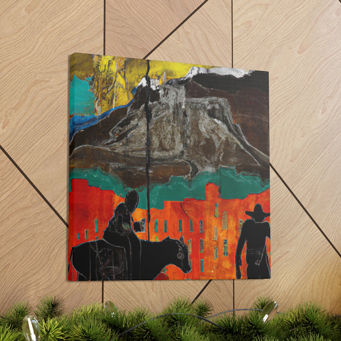 Western Landscape Splendor - Canvas