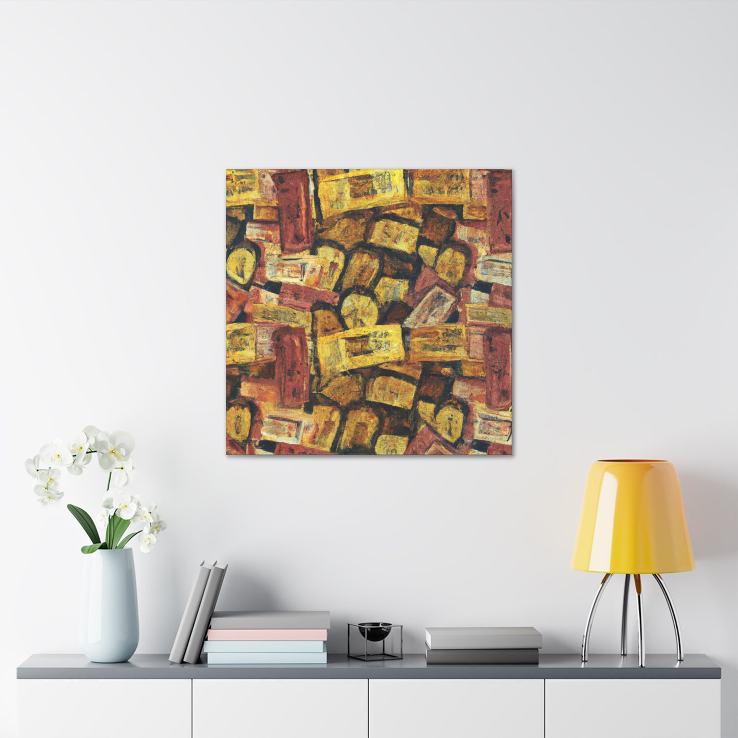 "Movie Ticket Impressionism" - Canvas