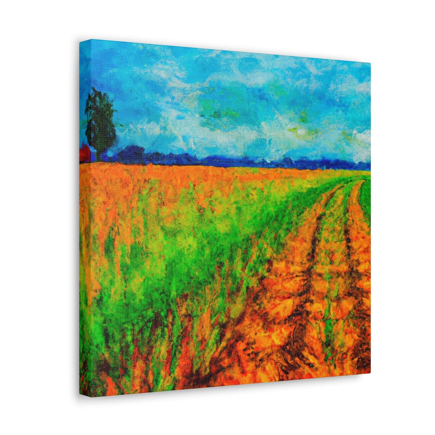 Golden Harvest Fields - Canvas