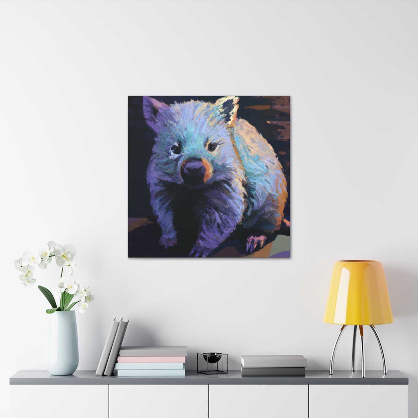 Wombat on the Wall - Canvas