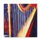 Harp in Impressionism - Canvas