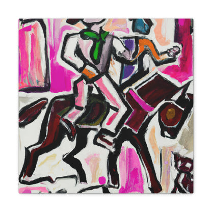 Rodeo in Abstract form - Canvas