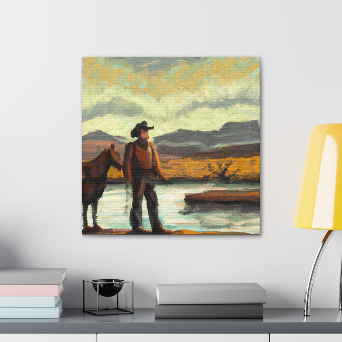 Western Landscape Vista - Canvas