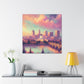 "Golden City Awakening" - Canvas