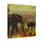 "Elephant in the Clouds" - Canvas