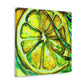 Lemon Impressionism Glows - Canvas