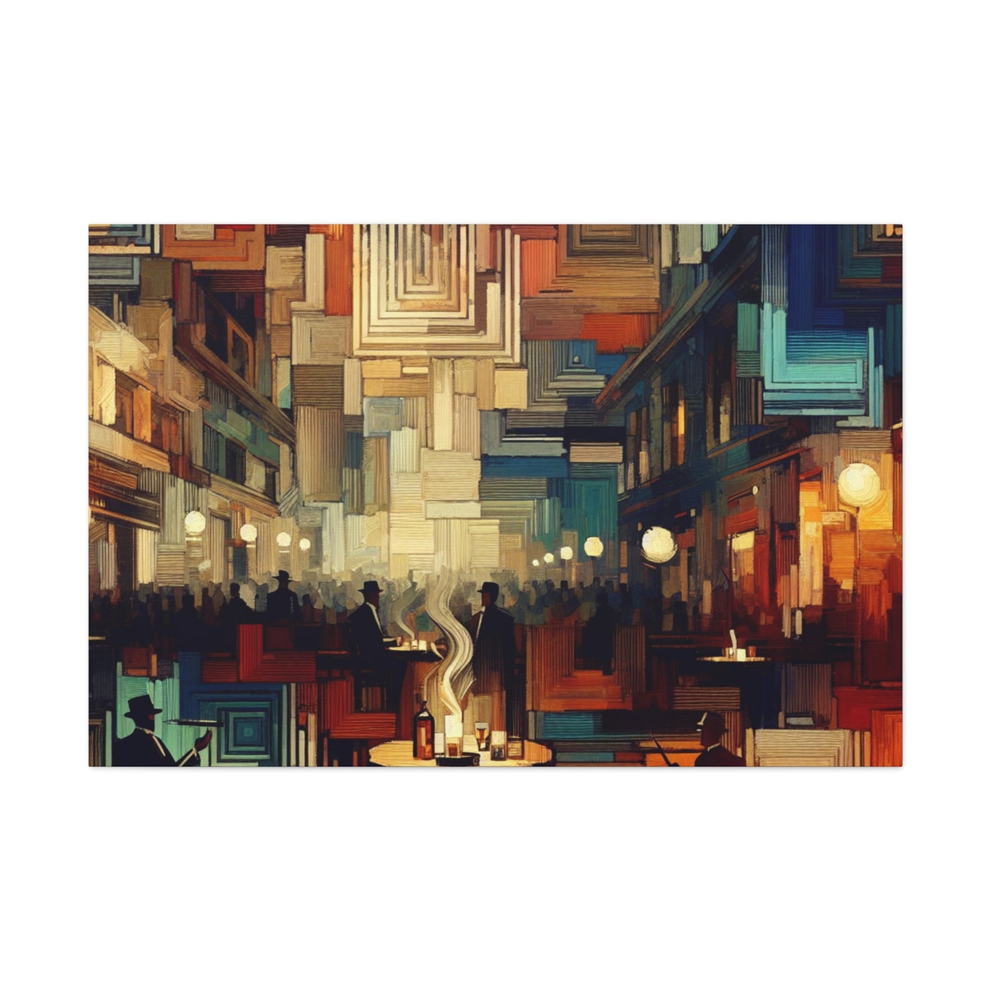 Smokey Lounge Nights - Canvas