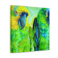 Amazon Parrots Jubilance - Canvas