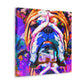 "English Bulldog Portrait" - Canvas