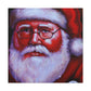 Santa Comes To Town - Canvas