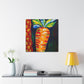 "Carrot in Baroque" - Canvas