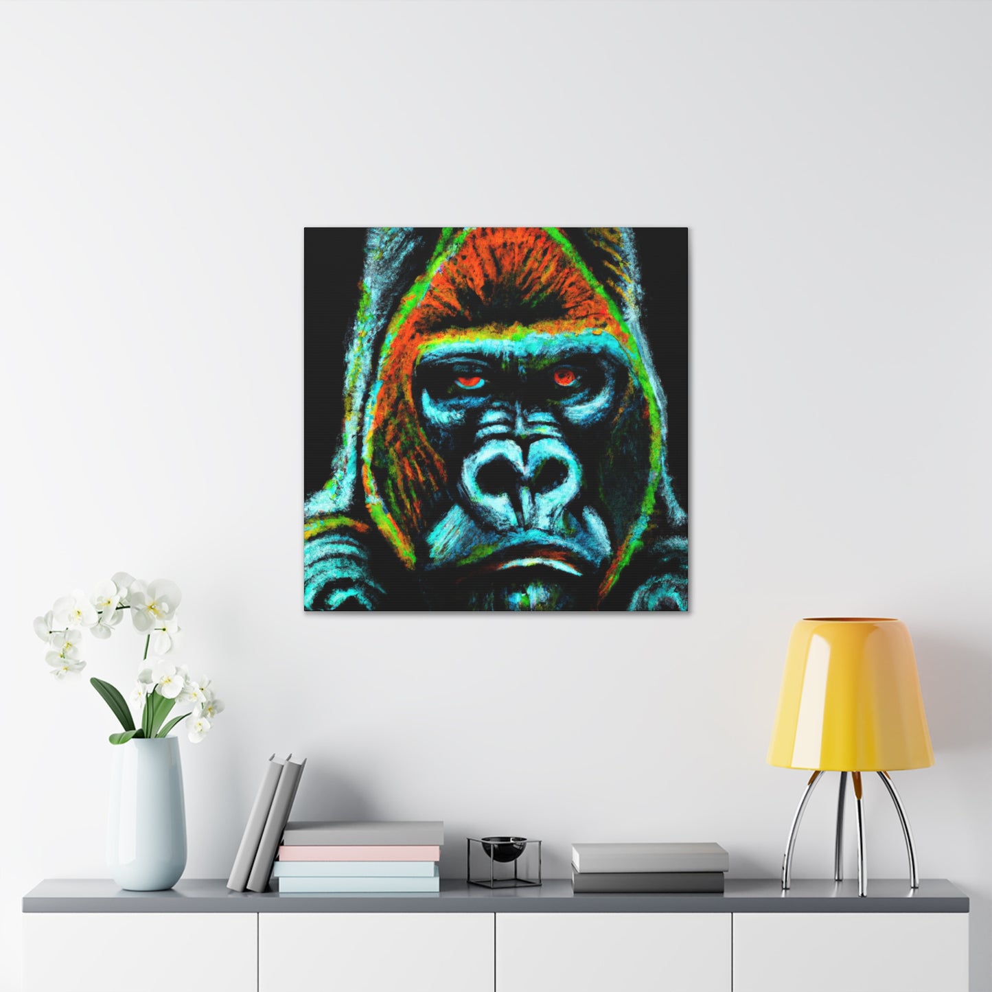 "Gorilla in the Wilderness" - Canvas