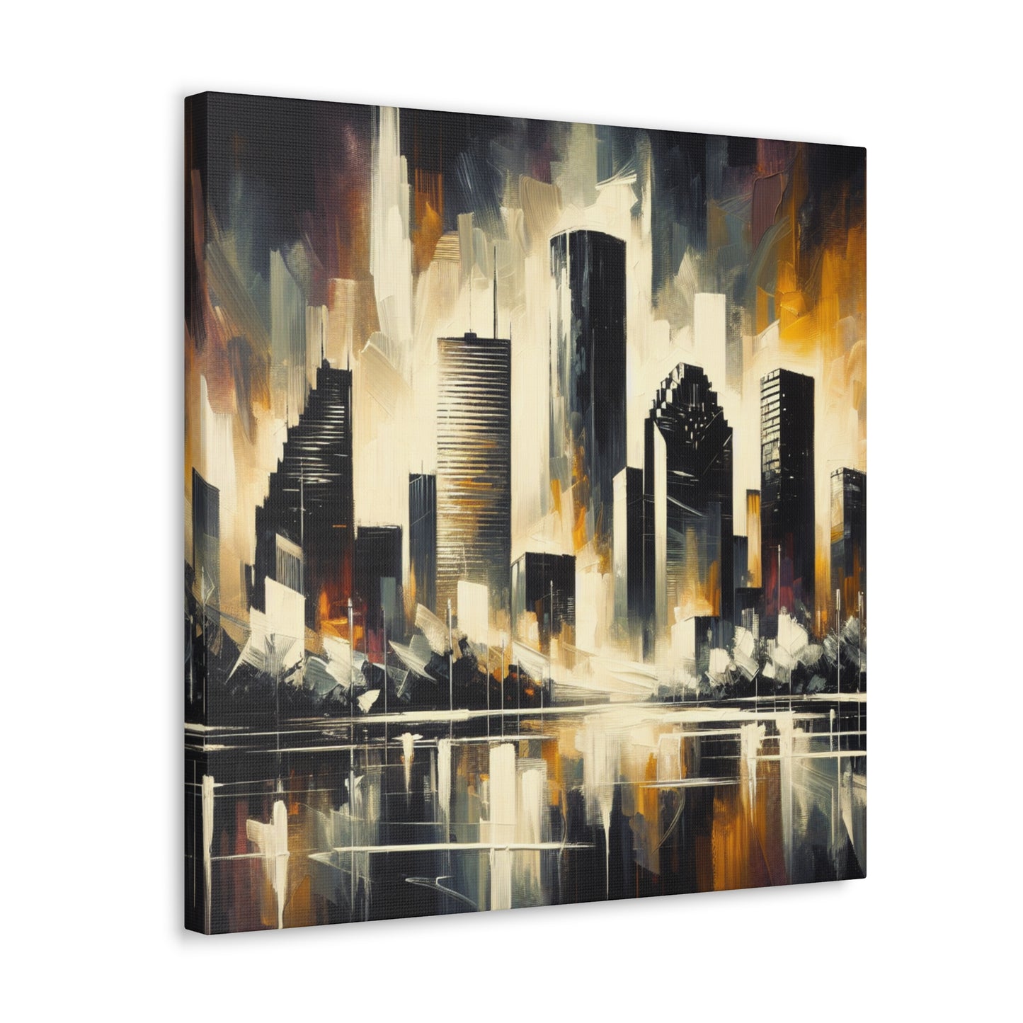 "Dynamic Urban Horizons" - Canvas