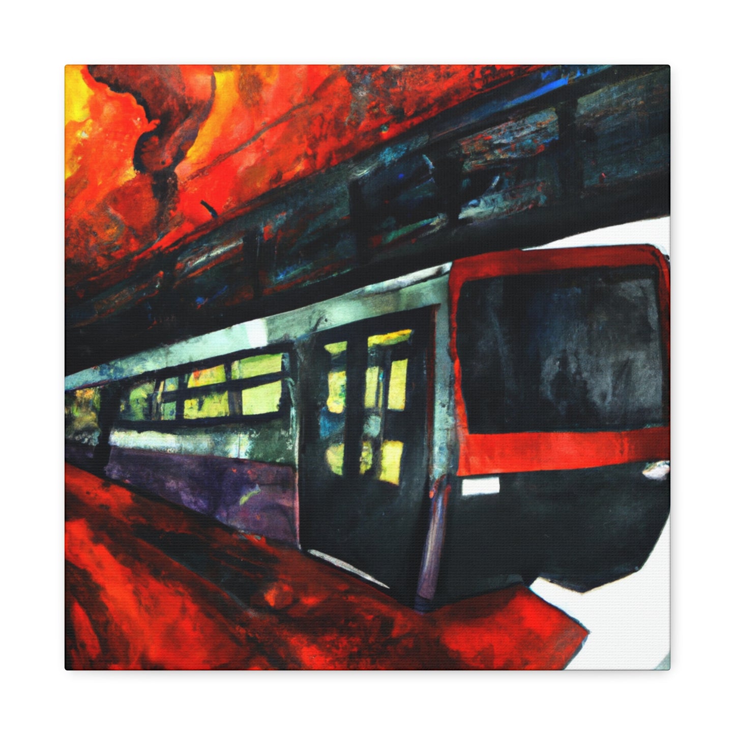 Subway Through History - Canvas