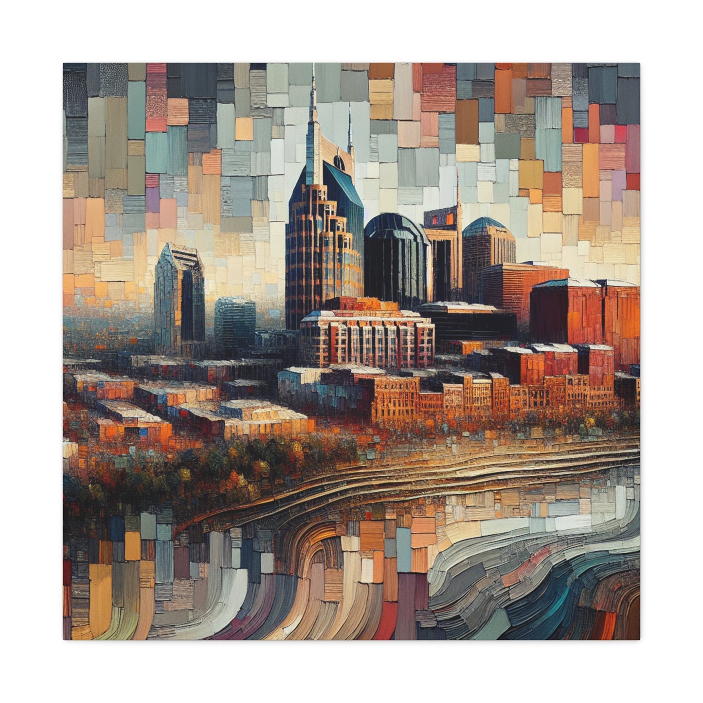 "Southern Serenade: Nashville Reverie" - Canvas