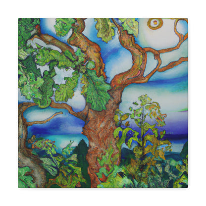 "Oaks in Moonlight Glow" - Canvas