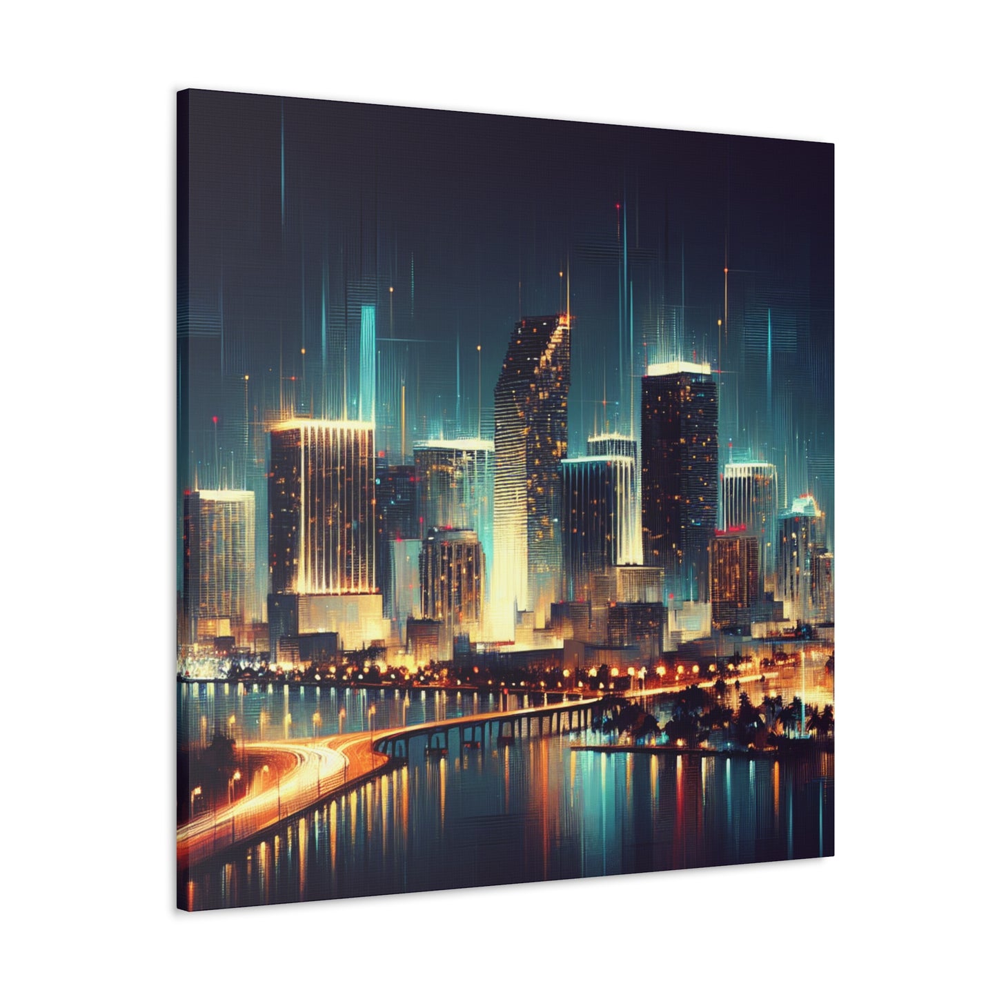 Vibrant Miami Memories - Canvas