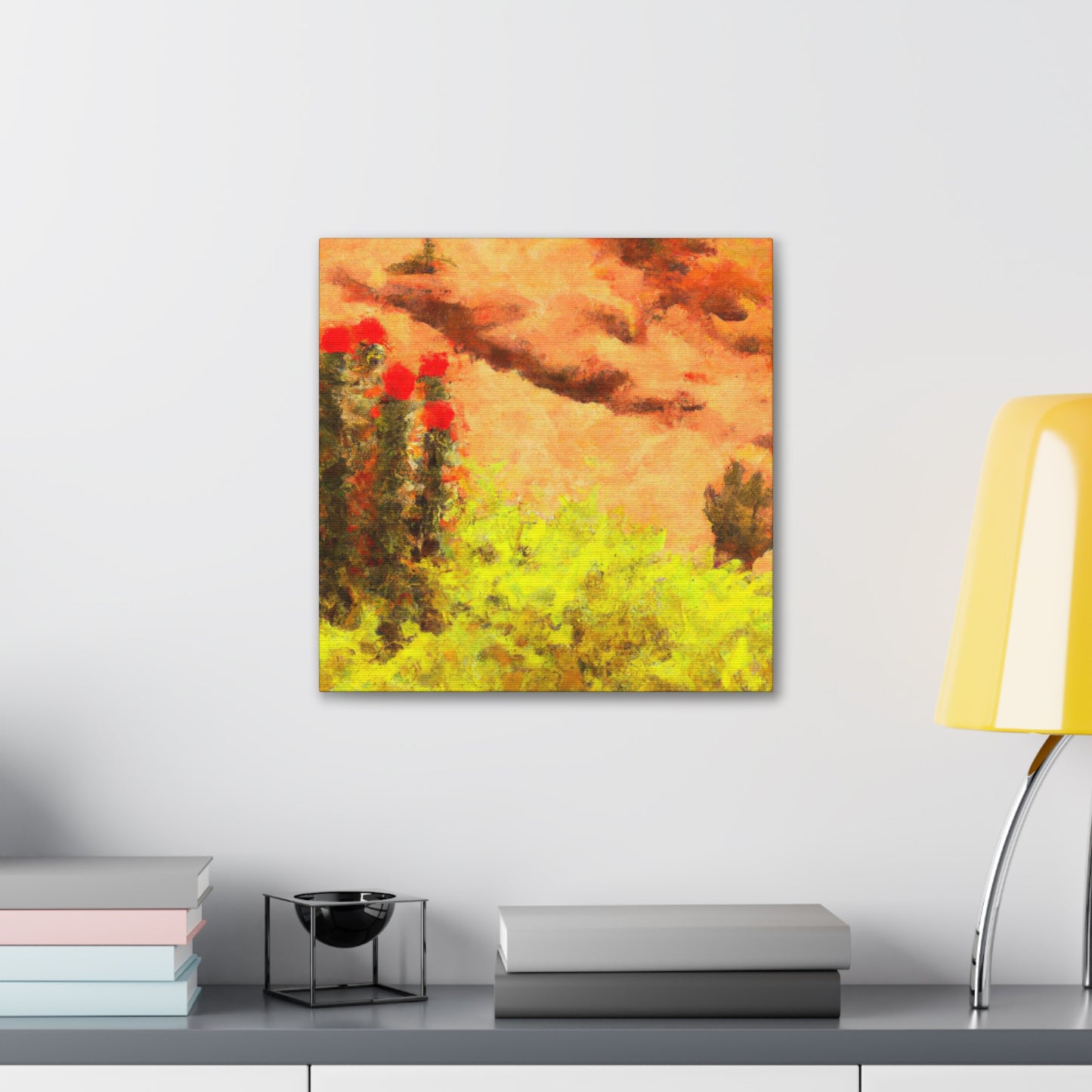 Desert Impressionism Piece - Canvas