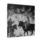 Cattle Riding Milkmaids - Canvas