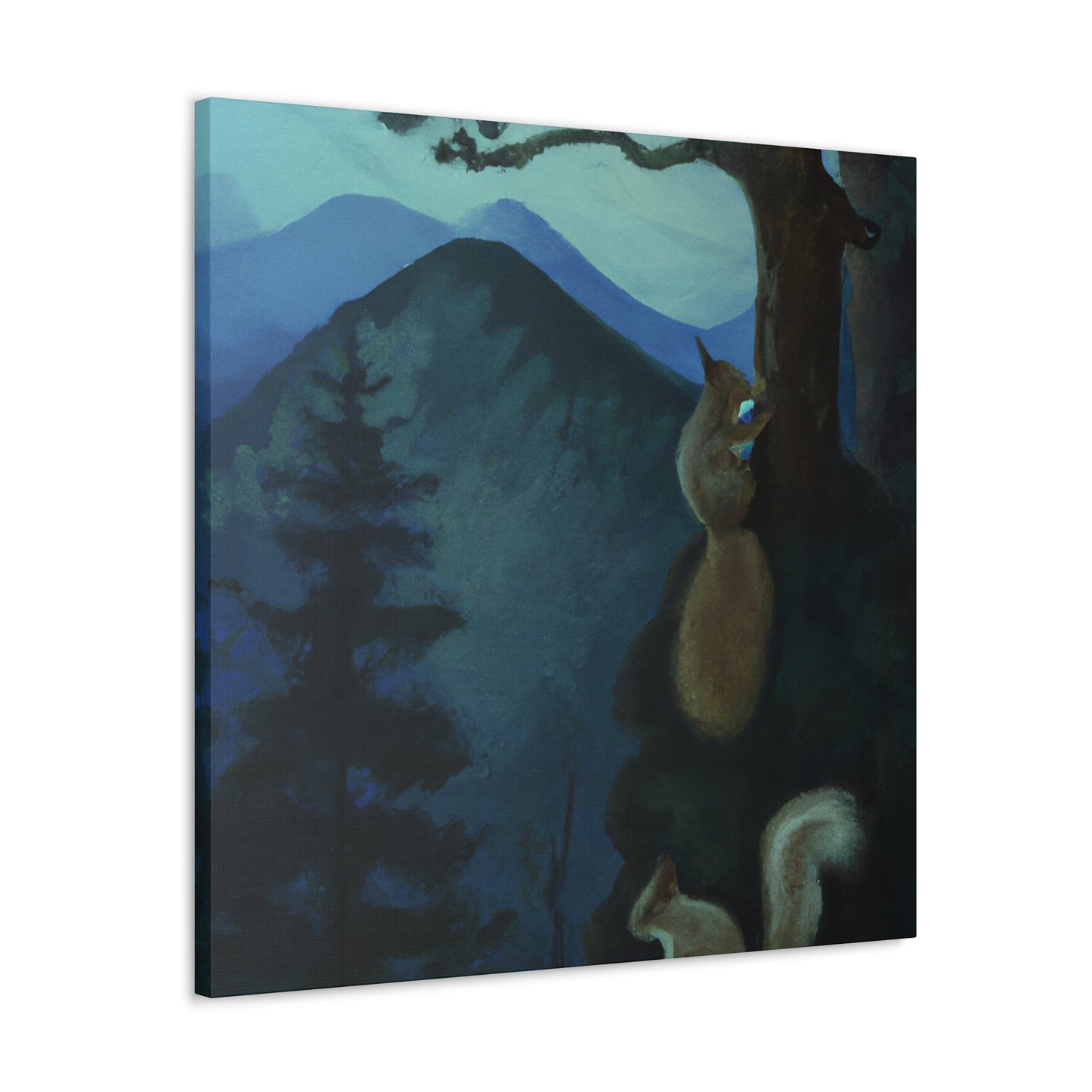 Squirrels in Neoclassicism - Canvas