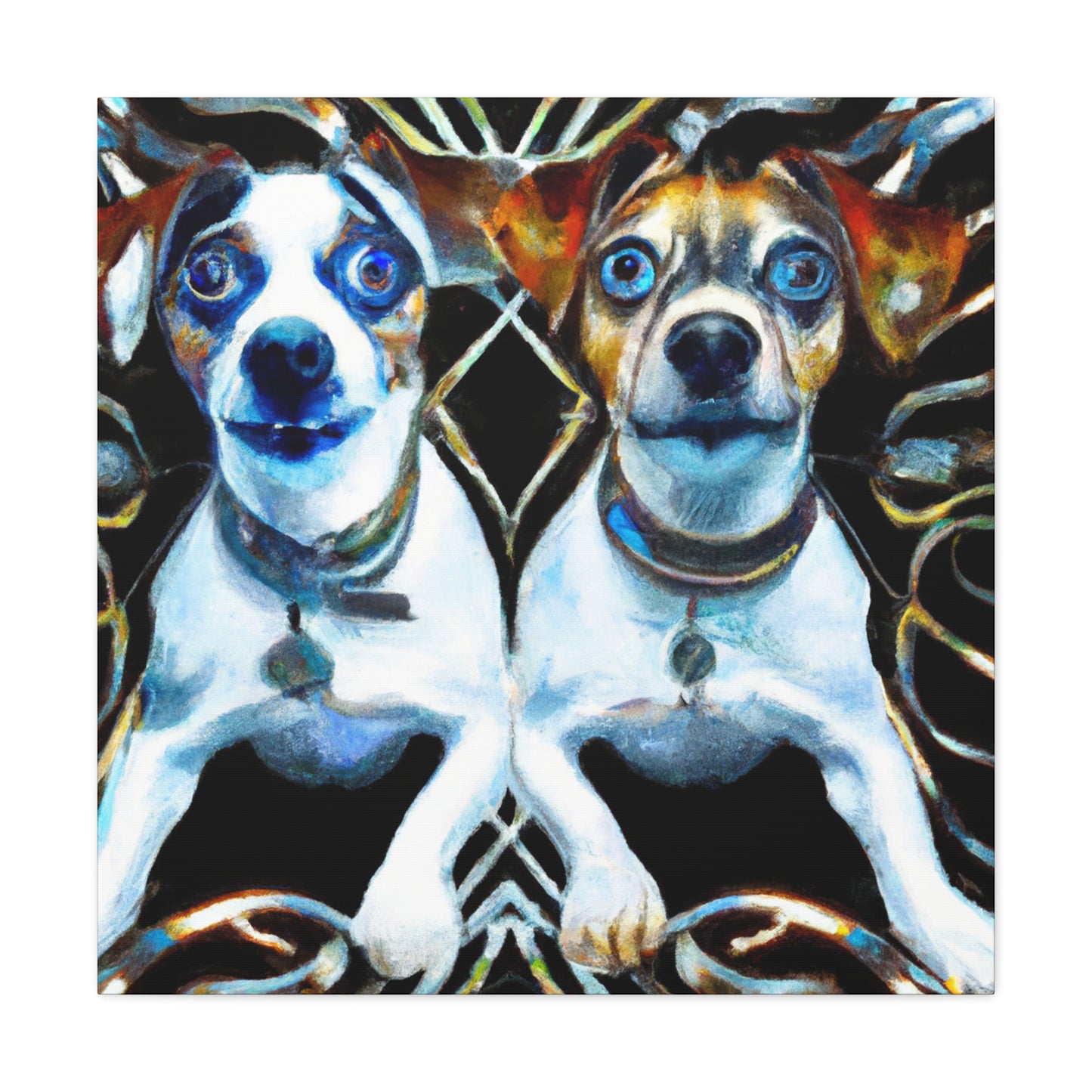 "Jack Russell Reflection" - Canvas