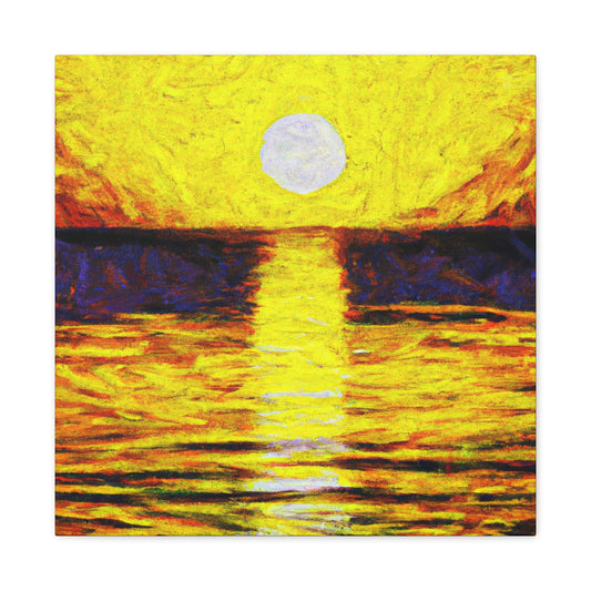 "Ocean Sunrise Splendor" - Canvas