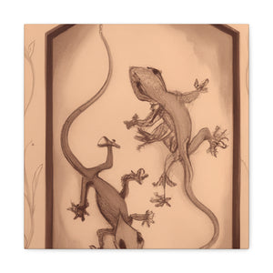 Crested Gecko Fascination - Canvas