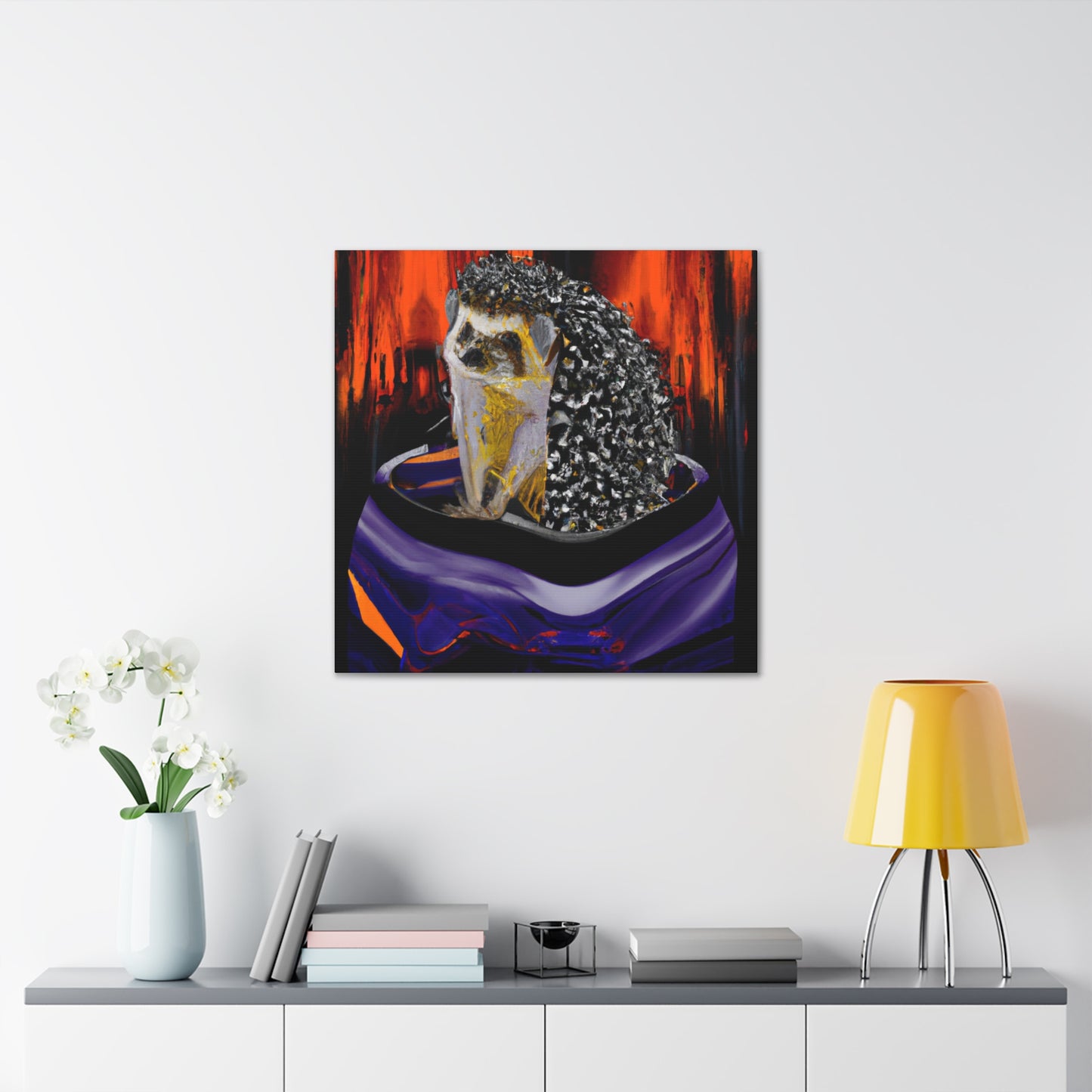 Hedgehog Yearning Freedom - Canvas