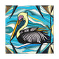 Pelican in Art Deco - Canvas