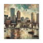 "Harbor Hues of Boston" - Canvas