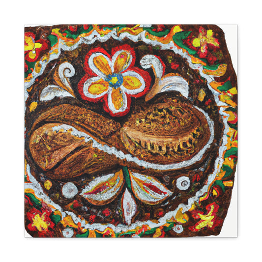 "Harvest of Fresh Bread" - Canvas