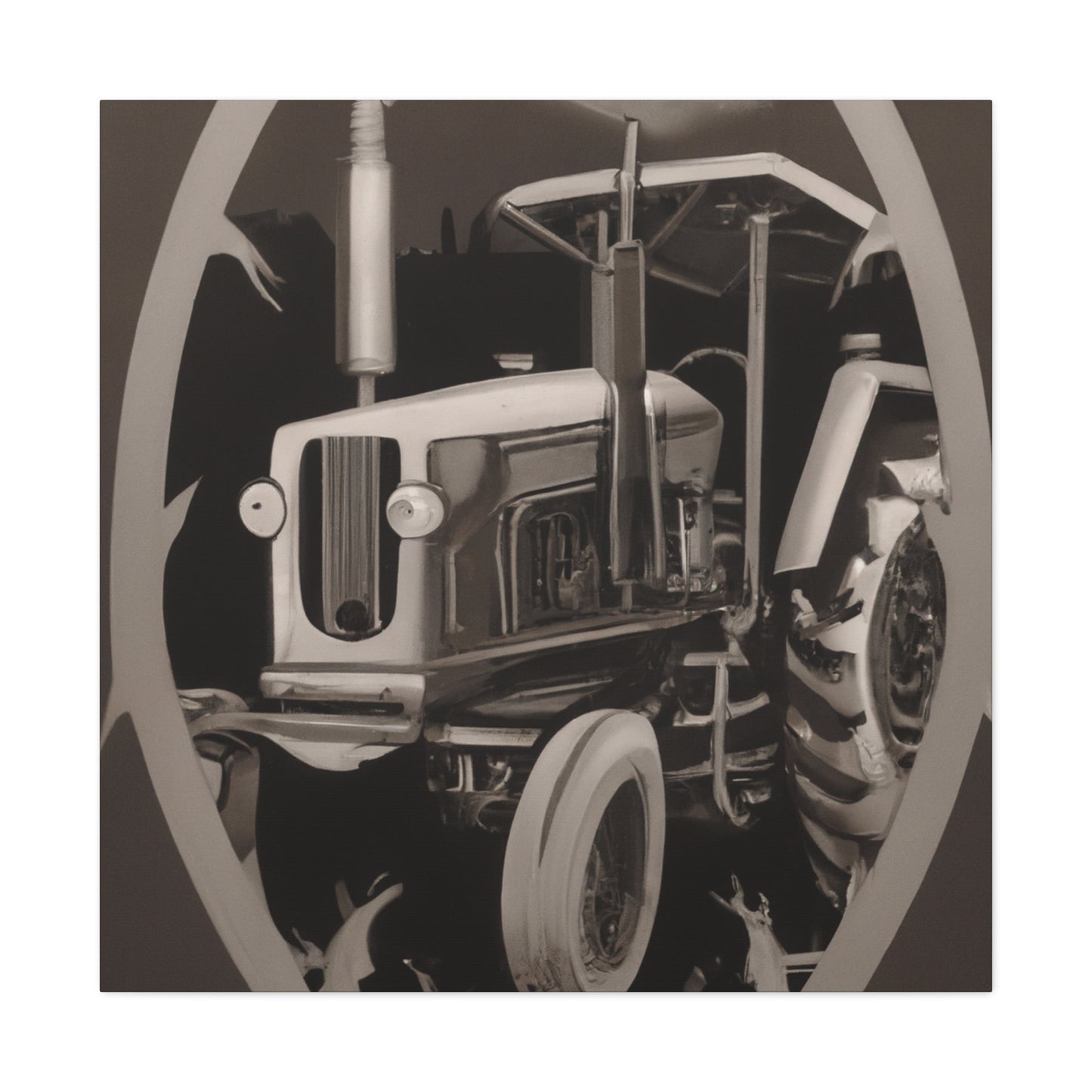 "Tractor Mechanization Dream" - Canvas