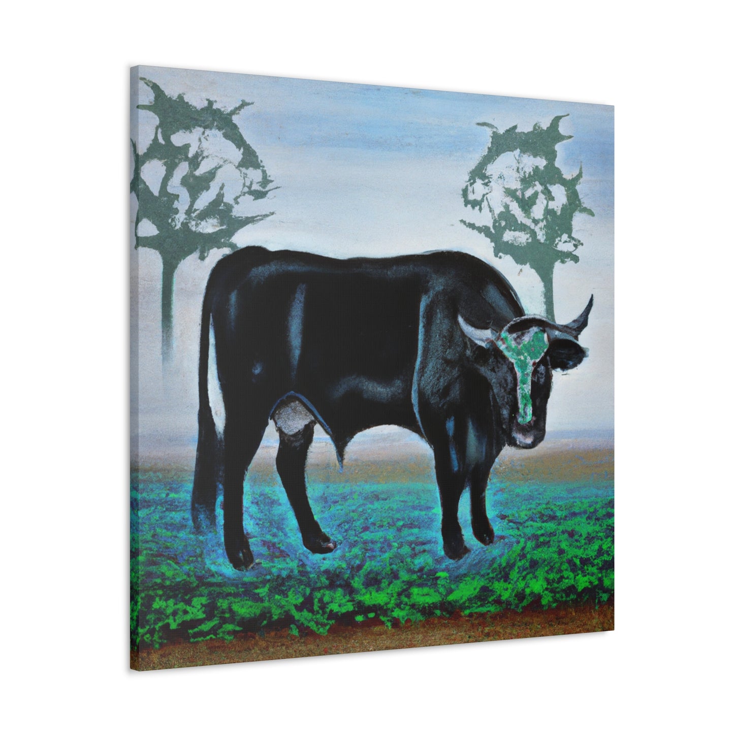 "Cattle in Dreamscape" - Canvas