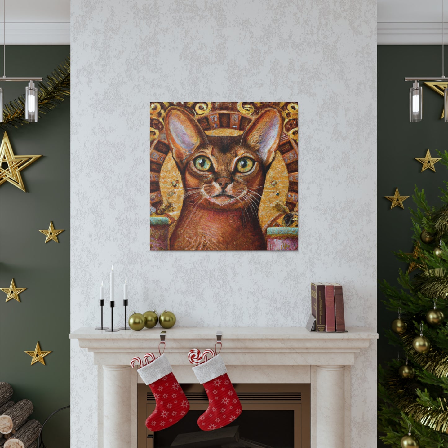 Abyssinian Splendor Scene - Canvas