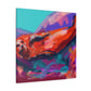 Seal in Abstraction - Canvas