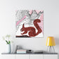 Squirrel in Springtime - Canvas