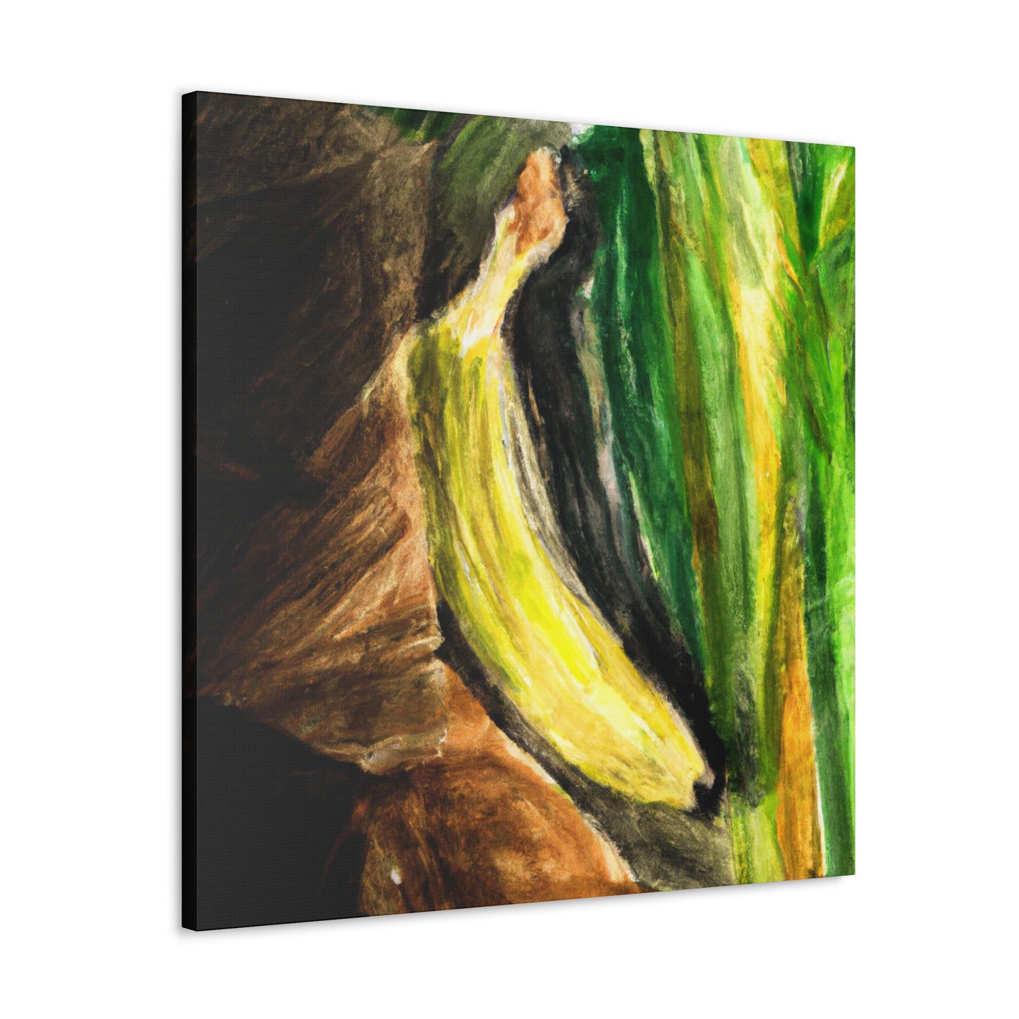 Bananna Garden Delight. - Canvas