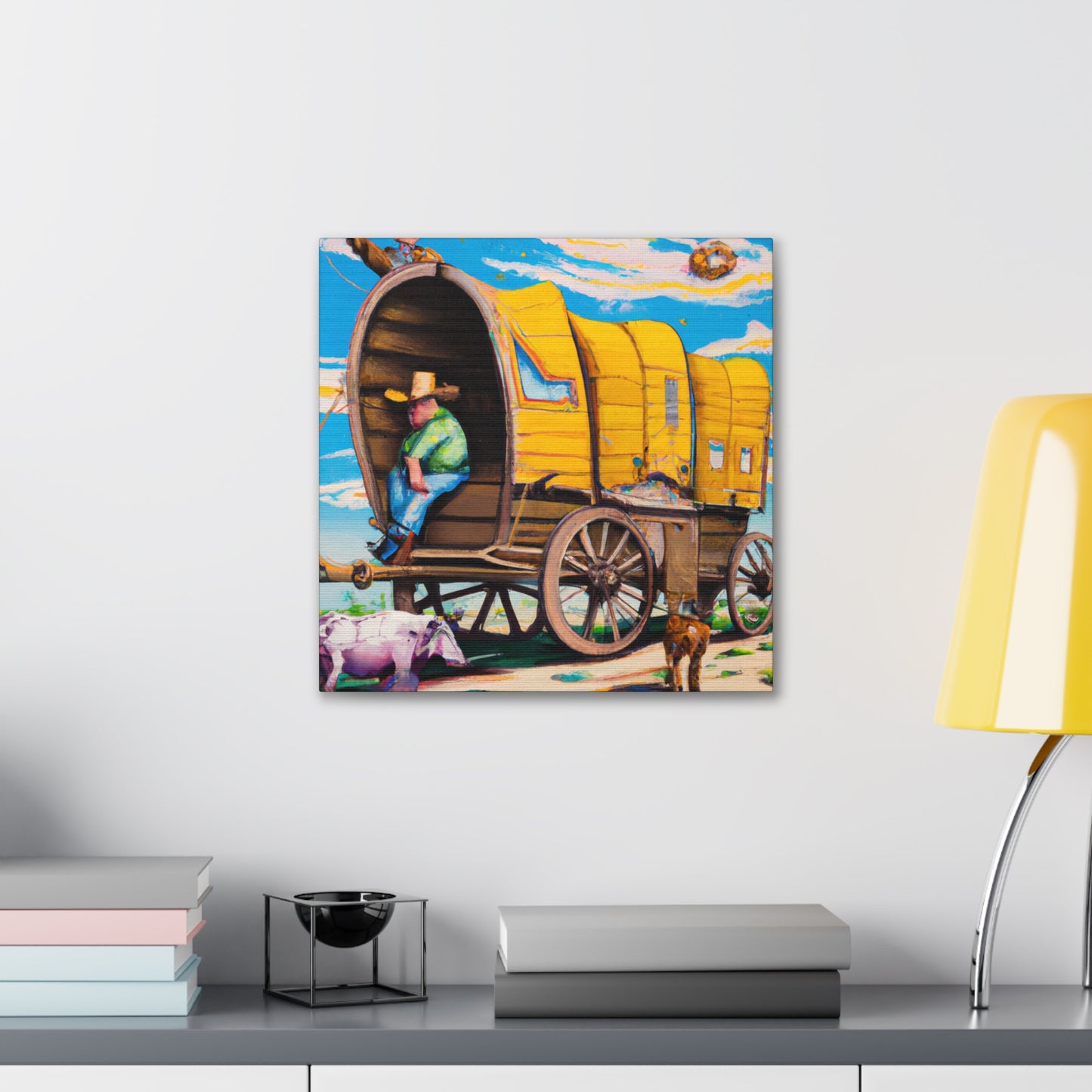 "Wagon of Reflection" - Canvas