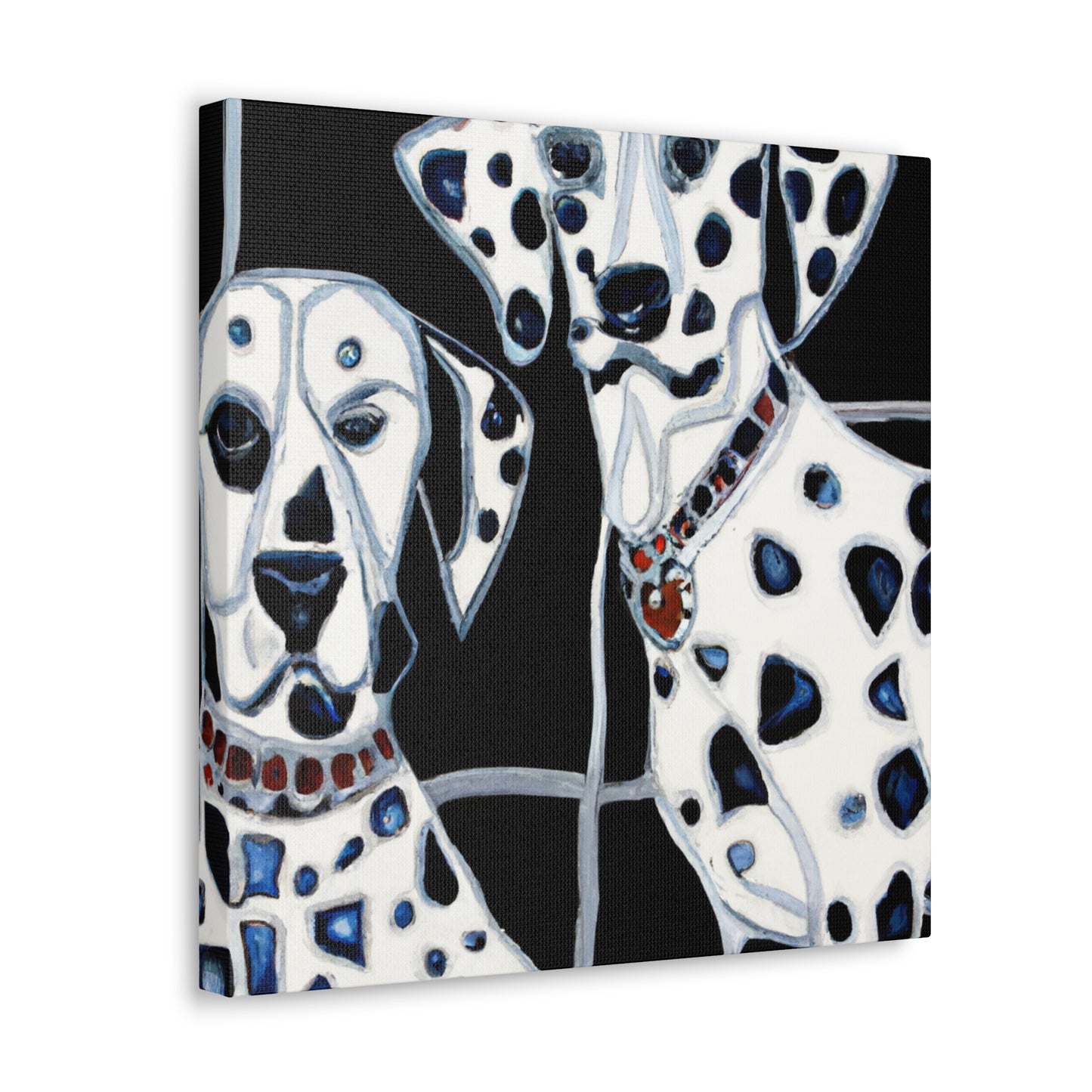 "Dalmatian in Deco." - Canvas