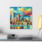 "Infinite City Horizons" - Canvas