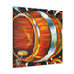 "Whiskey In a Barrel" - Canvas