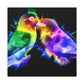 Lovebirds in Harmony - Canvas