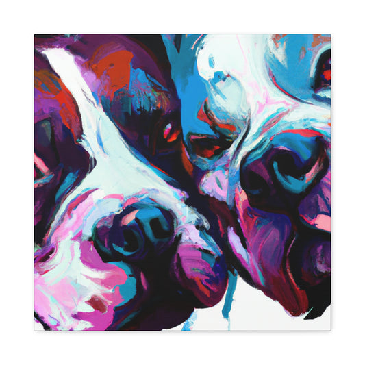 "Pitbulls in Poetry" - Canvas